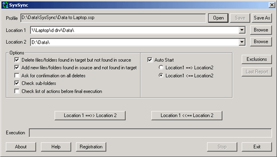 SysSync Screenshot